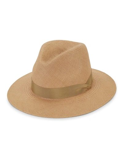 Rag & Bone Panama Straw Hat In Taupe
