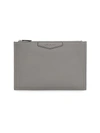 Givenchy Women's Medium Antigona Leather Pouch In Pearl Grey
