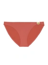 Tory Burch Miller Hipster Bikini Bottom In Ashberry