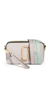 The Marc Jacobs The Snapshot Coated Leather Camera Bag In Dusty Lilac