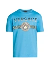 Versace Graphic T-shirt In Turquoise