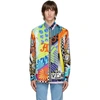 Versace Multicolor Pop Temple Print Jacket