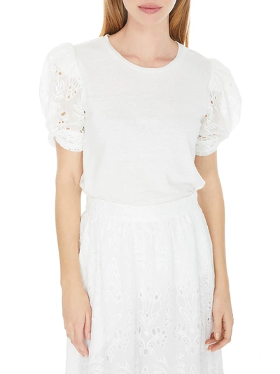 Generation Love Coco Embroidered Combo Top In White