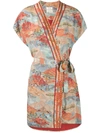 Chufy Amaru Printed Wrap Dress