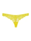 Fleur Du Mal Women's Lily Floral Lace Hipster Thong In Sunshine