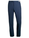Saks Fifth Avenue Slim-fit Suit Separate Trousers In Blue