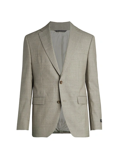 Saks Fifth Avenue Slim-fit Suit Seperate Sport Jacket In Oatmeal
