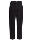 Balenciaga Men's Baggy Tailored Pants In Black Anthracite