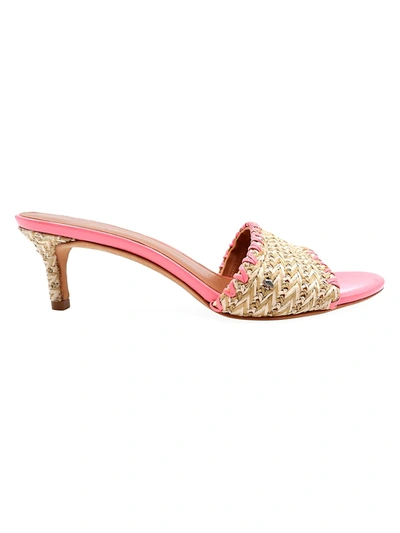 Kate Spade Women's Raffia Heeled Sandals In Natural