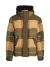 Mackage Men's Riley Plaid Down-filled Puffer Jacket