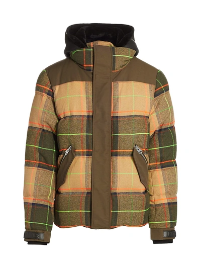 Mackage Men's Riley Plaid Down-filled Puffer Jacket