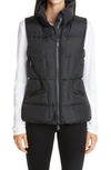 Moncler Atka Water Resistant Down Puffer Vest In Black