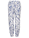 Tory Burch Printed Beach Pants In Blue Branches