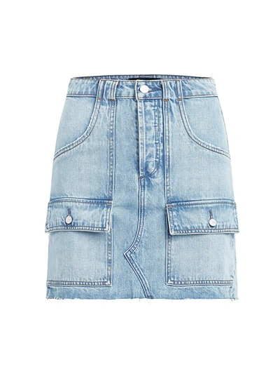 Joe's Jeans The High Waist Denim Utility Miniskirt In No Return