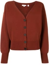 A.l.c Peters V-neck Cardigan In Red