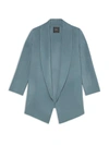 Theory Clairene Shawl Collar Jacket In Bluestone