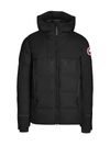 Canada Goose Cypress Hooded Down Puffer Coat In Black