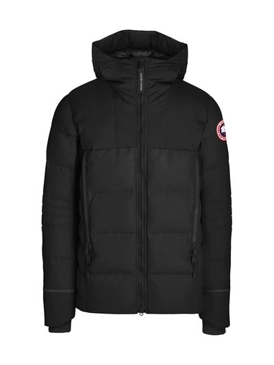 Canada Goose Cypress Hooded Down Puffer Coat In Black