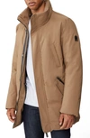 Mackage Edward Water Repellent Down Parka With Removable Bib In Camel