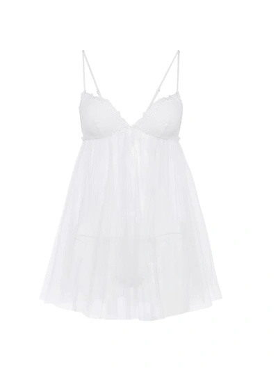 La Perla Women's Miss Sunshine Chemise & Thong In White