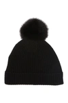 Portolano Cashmere Beanie In Black