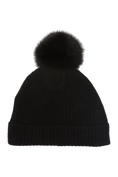 Portolano Cashmere Beanie In Blk