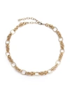 Dannijo Women's Noir Mixed Link Necklace In Gold