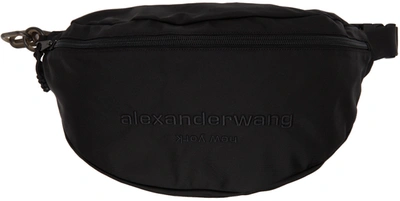 Alexander Wang Primal Large Nylon Belt Bag In Black