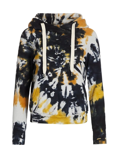 Nsf Lisse Tie-dye Hoodie In Black Gold Tie Dye