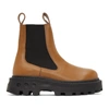 Simon Miller Scrambler Leather Platform Chelsea Boots In Toffee