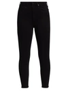 Rag & Bone Nina High-rise Ankle Cigarette Jeans In Black