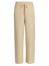 Atm Anthony Thomas Melillo Women's Cropped Knit Pants In Sandstone Chalk