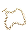 Elizabeth Locke Women's Gold Rimini 19k Yellow Gold & Diamond Medium-link Toggle Necklace - Gold