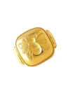 Elizabeth Locke Fat Bee 19k Yellow Gold Signet Ring