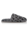 Barefoot Dreams Women's Cozychic Barefoot In The Wild Slippers In Graphite Carbon