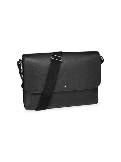 Montblanc Men's Meisterstück Soft Grain Slim Leather Messenger Bag In Black  | ModeSens