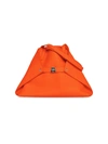 Akris Ai Cervo Small Shoulder Tote Bag In Orange