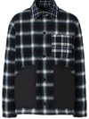 Burberry Men's Hexham Quilted Plaid Jacket In Black