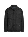 Polo Ralph Lauren Oxford Four-pocket Jacket In Polo Black