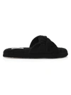 Skin Terry Velour Slides - Black - Size S