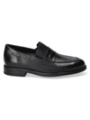 Mephisto Kurtis Leather Penny Loafers In Black Hopper