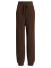 Rag & Bone Pierce Drawstring Cashmere Pants In Brown