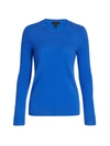 Saks Fifth Avenue Collection Cashmere Roundneck Sweater In Vivide Peri