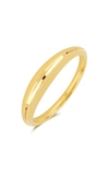 Ef Collection 14k Yellow Gold Cutout Dome Ring In Not Applicable