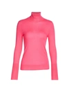 Saks Fifth Avenue Collection Cashmere Turtleneck Sweater In Camelia Rose