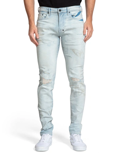 Prps Men's Hillside Distressed Skinny Jeans In Gray