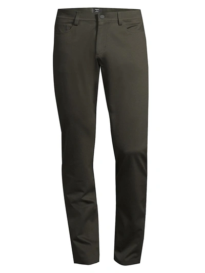 Theory Compact Ponte Tech Pants In Grove