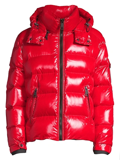 Sam Glacier Down Puffer Jacket In Red