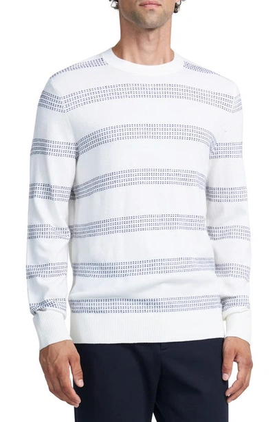 Theory Glennis Wool & Cashmere Crewneck Sweater In Ivory Multi