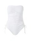 Melissa Odabash Sydney One-piece Ruched Tie Swimsuit In White